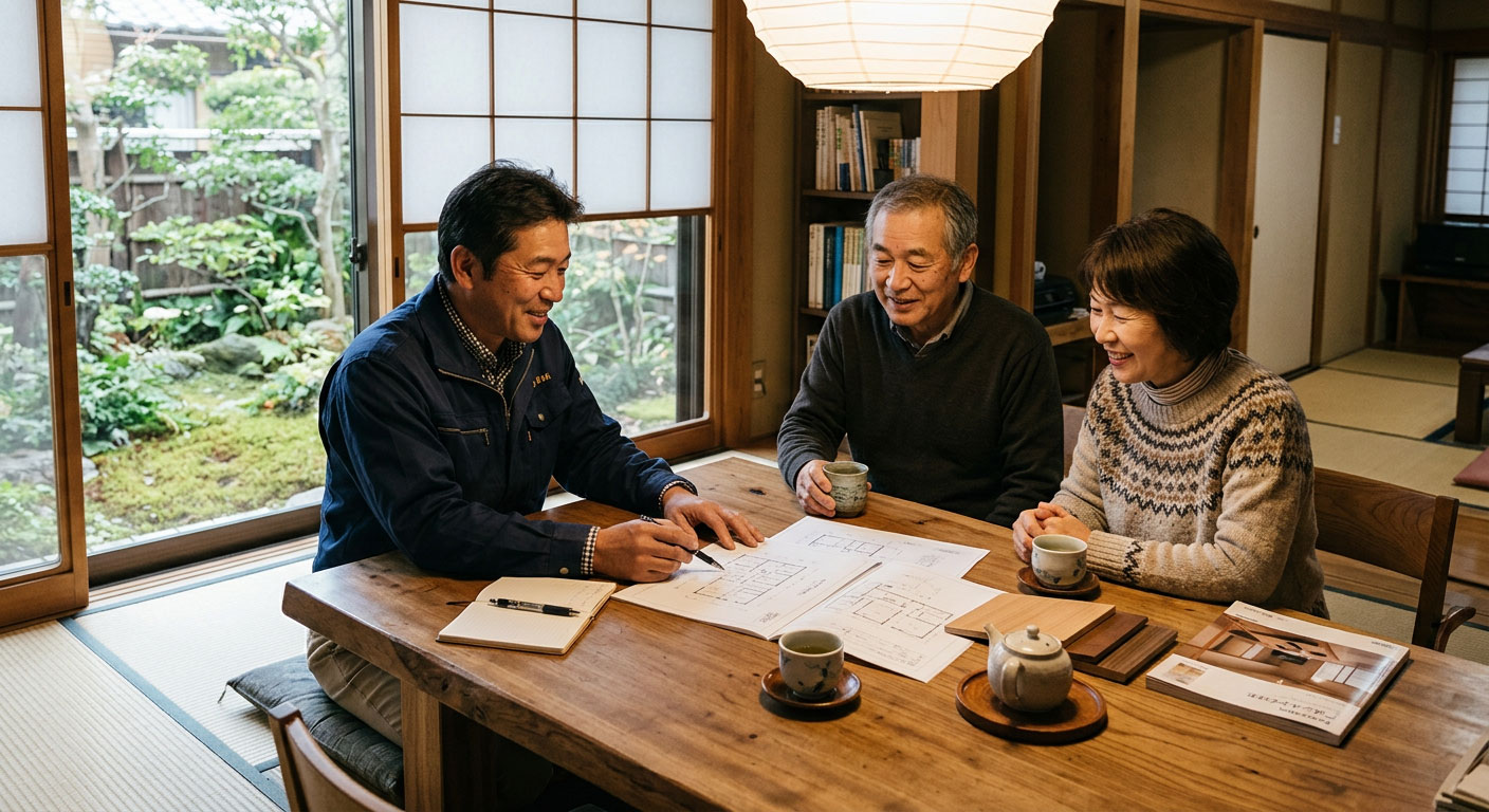 京都で、暮らしに寄り添う家づくりを。